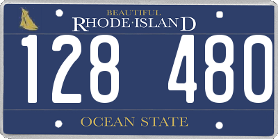 RI license plate 128480