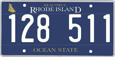 RI license plate 128511