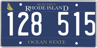 RI license plate 128515