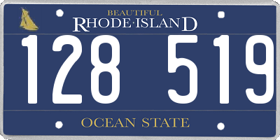 RI license plate 128519