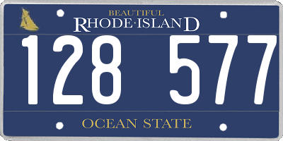 RI license plate 128577