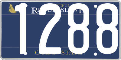 RI license plate 1288