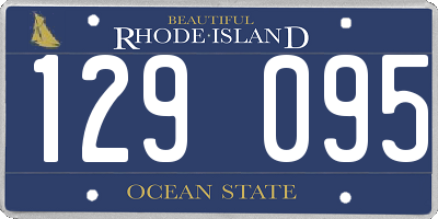 RI license plate 129095