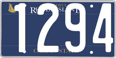 RI license plate 1294