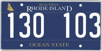 RI license plate 130103