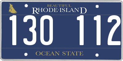 RI license plate 130112