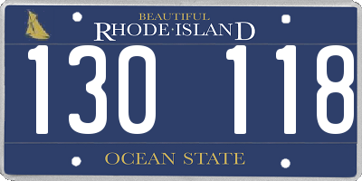 RI license plate 130118