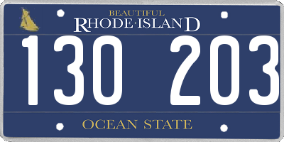 RI license plate 130203