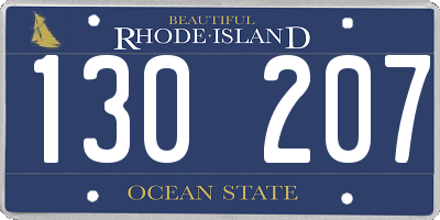 RI license plate 130207