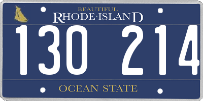 RI license plate 130214