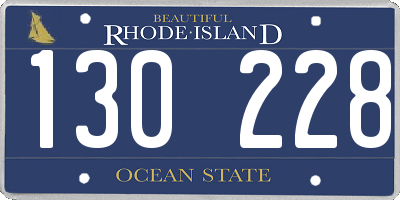 RI license plate 130228