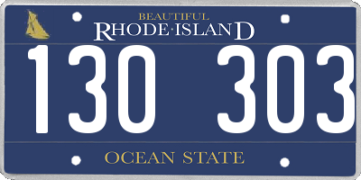 RI license plate 130303