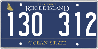 RI license plate 130312