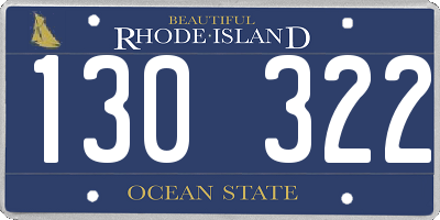 RI license plate 130322