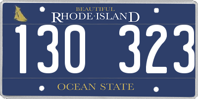 RI license plate 130323
