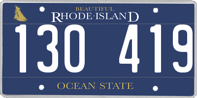 RI license plate 130419