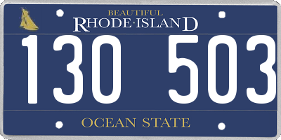 RI license plate 130503