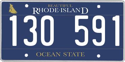 RI license plate 130591