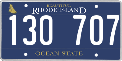 RI license plate 130707
