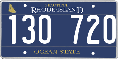 RI license plate 130720
