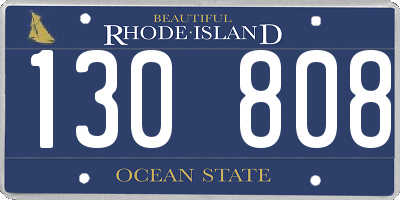 RI license plate 130808