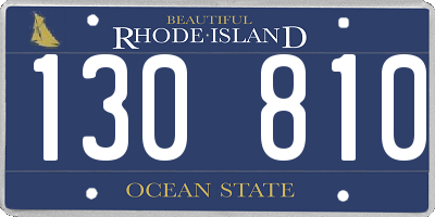 RI license plate 130810