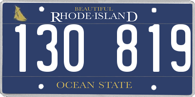 RI license plate 130819