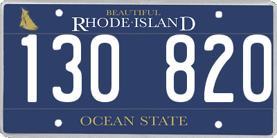 RI license plate 130820