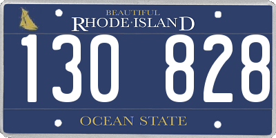 RI license plate 130828