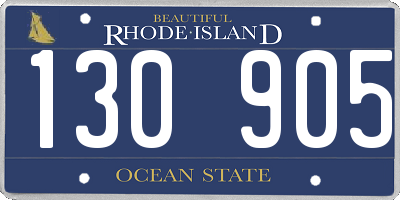 RI license plate 130905