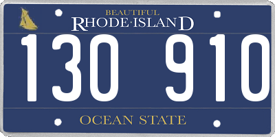RI license plate 130910