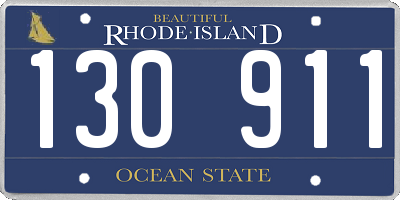 RI license plate 130911
