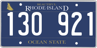 RI license plate 130921
