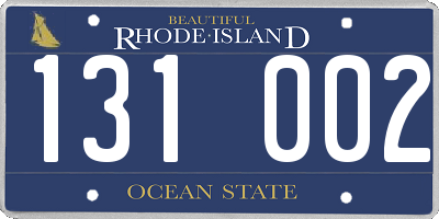 RI license plate 131002