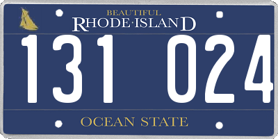 RI license plate 131024