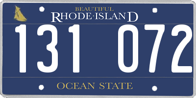 RI license plate 131072