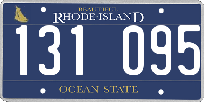 RI license plate 131095