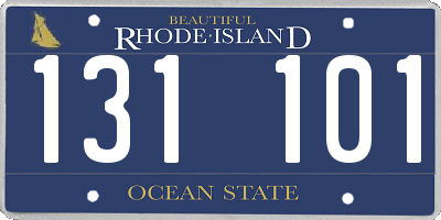 RI license plate 131101