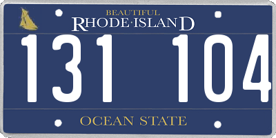 RI license plate 131104