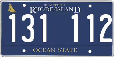 RI license plate 131112