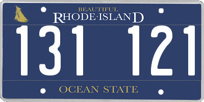 RI license plate 131121