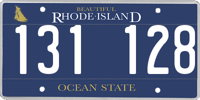 RI license plate 131128