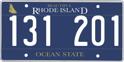 RI license plate 131201