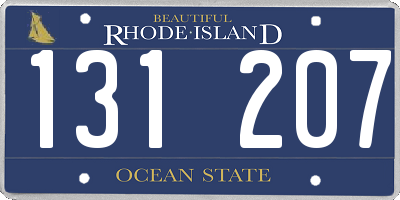 RI license plate 131207