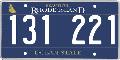 RI license plate 131221