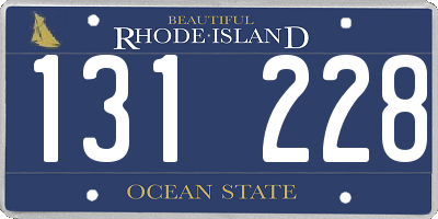 RI license plate 131228