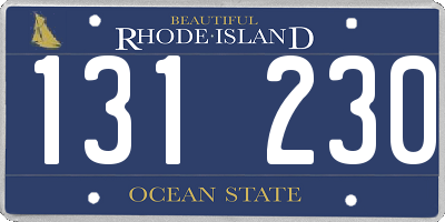 RI license plate 131230