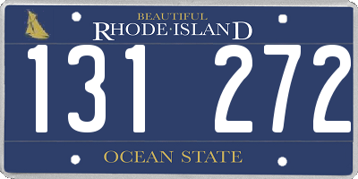 RI license plate 131272