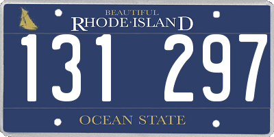 RI license plate 131297