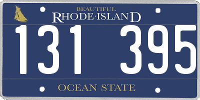 RI license plate 131395